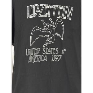 Led Zeppelin 1977 Tour Tee | Winged Icarus Graphic | XL | Black